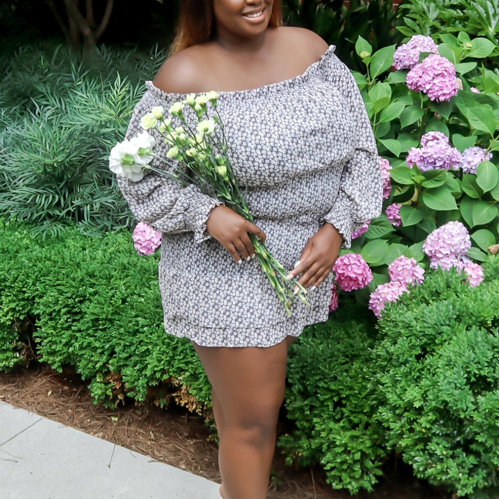 Plus Size Smocked Dress